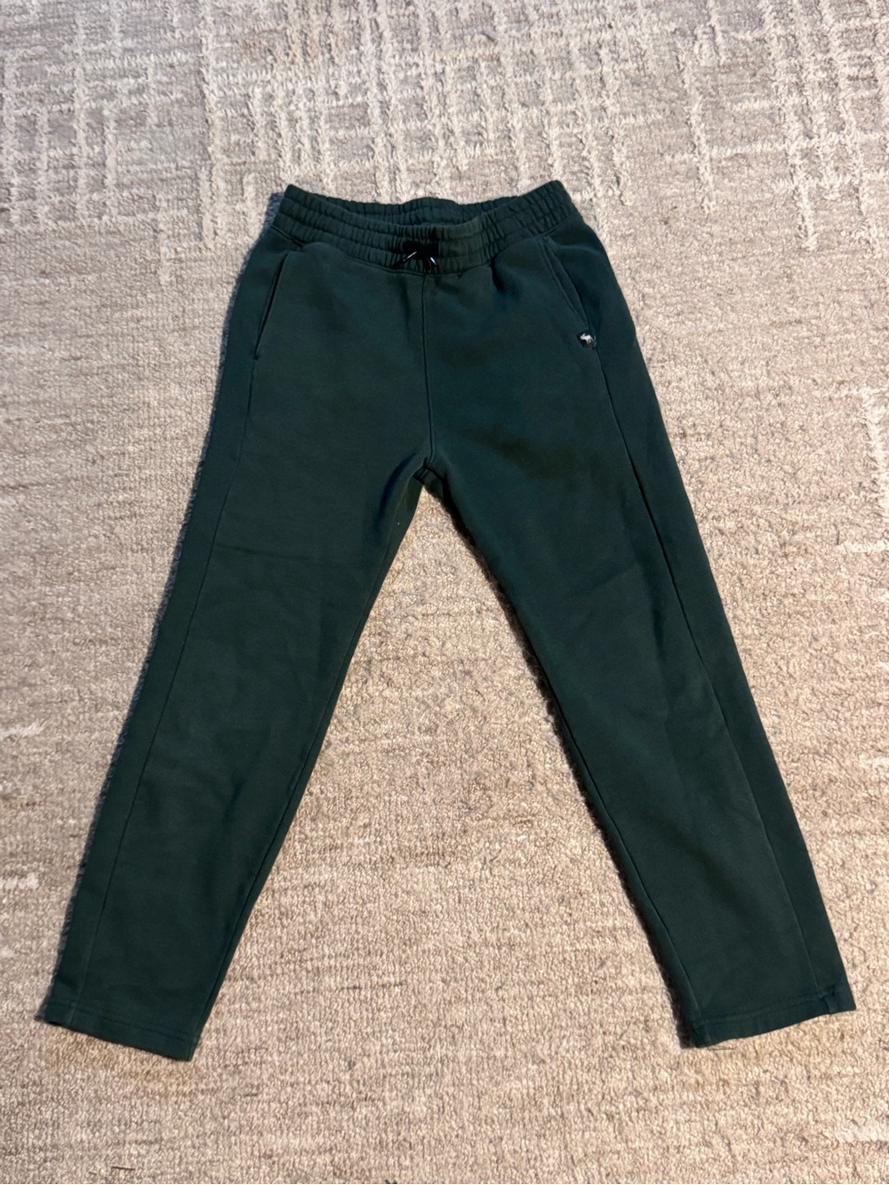 Abercrombie kid loose fit sweats green size 9/10